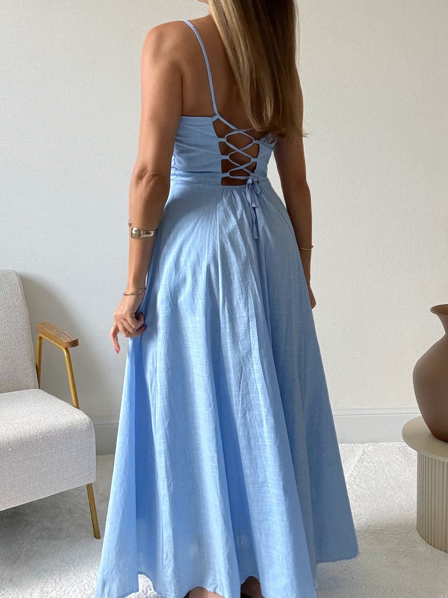 FRANCESCA - Robe longue romantique