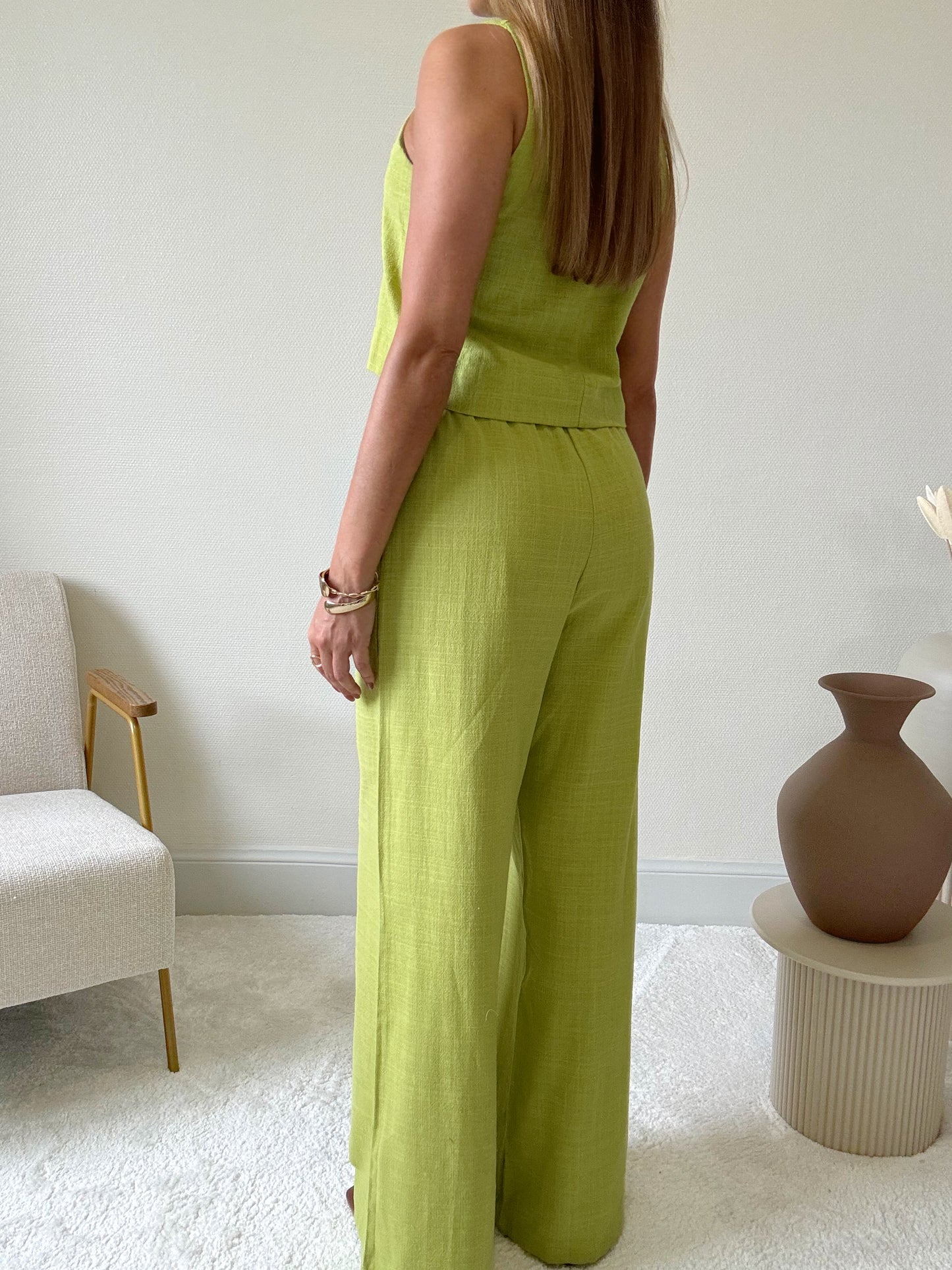NATALIA - Ensemble pantalon palazzo