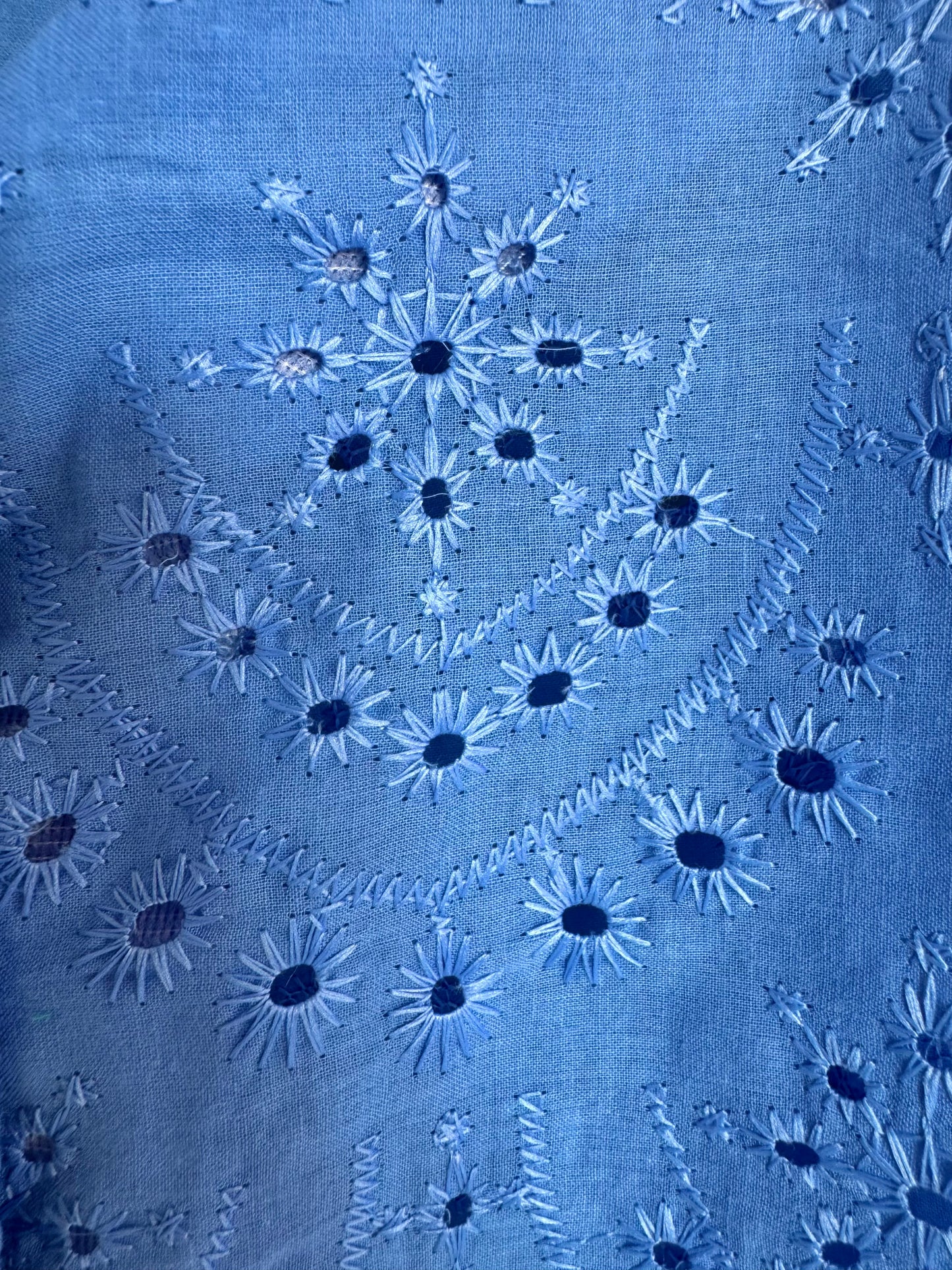 VICKY - Blouse courte brodée