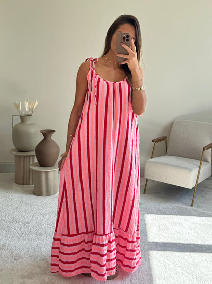ROSA - Robe Longue gaze de coton
